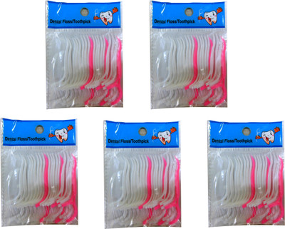 

AVIKZ Dental Floss - Toothpick(10, Pack of 5)