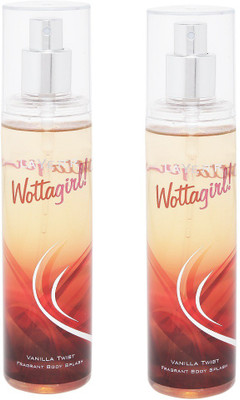

Layer WOTTAGIRL VANILLA TWIST 135 ML EACH ( PACK OF 2) Body Spray - For Women(270 ml, Pack of 2)