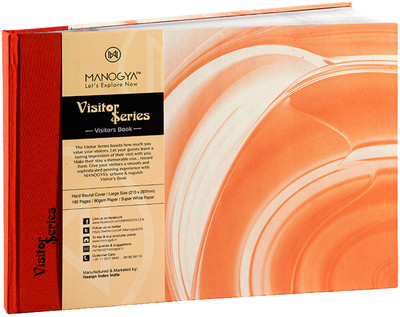 

manogya A4 Visitor's Book(Visitor Series, Multicolor)