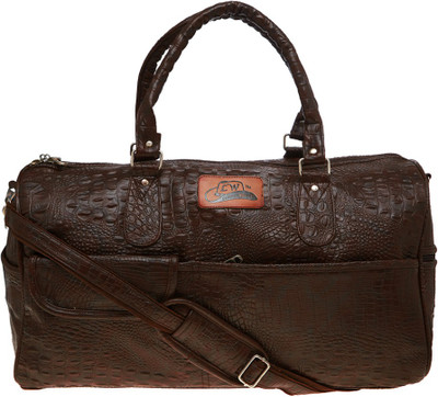 

Leatherworld Duffel Bag Travel Duffel Bag(Brown)