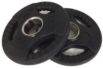

OLYMPIC STYRING Tri Grip 2.5 Kg Weight Palte Black Weight Plate(5 kg)