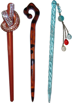 

Kabello Trendy combo of juda sticks Bun Stick(Multicolor)