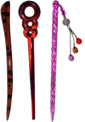 

Kabello Trendy combo of juda sticks Bun Stick(Multicolor)