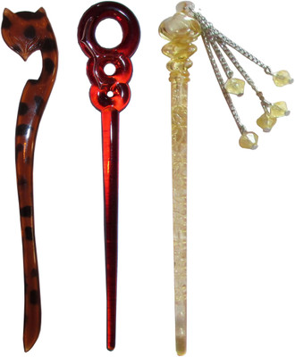 

CraftEra combo of juda sticks Bun Stick(Multicolor)