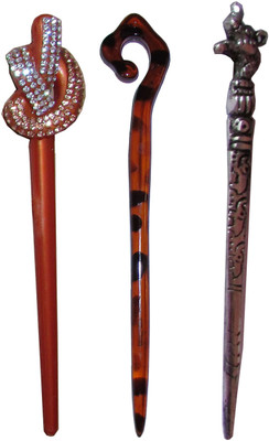 

Bellazaara combo of juda sticks Bun Stick(Multicolor)