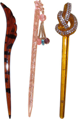

Kabello Trendy combo of juda sticks Bun Stick(Multicolor)