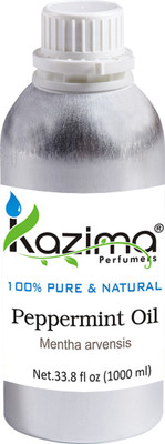 

KAZIMA Peppermint Essential Oil (1000ML) Pure Natural For Skin care & Hair treatment Hair Oil(1000 ml)