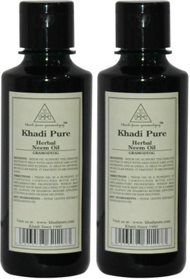 

Khadi Pure Herbal Pure Neem Oil Hair Oil(420 ml)