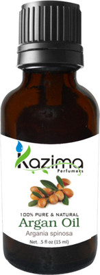 

KAZIMA Argan Moroccan Carrier Cold Pressed Oil (15ml) Pure Natural For Skin care & Hair treatment Hair Oil(15 ml)