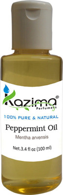 

KAZIMA Peppermint Essential Oil (100ML) Pure Natural For Skin care & Hair treatment Hair Oil(100 ml)