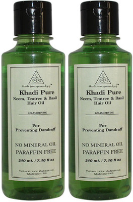 

Khadi Pure Herbal Neem, Teatree & Basil Hair Oil(420 ml)