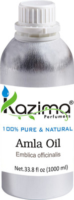 

KAZIMA Amla Essential Oil (1000ML) Pure Natural For Skin care & Hair treatment Hair Oil(1000 ml)