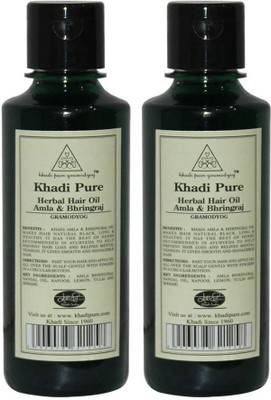 

Khadi Pure Herbal Amla & Bhringraj Hair Oil(420 ml)