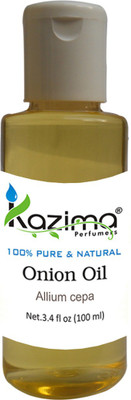 KAZIMA Onion Essential Oil (100ML) Pure Natural For Skin care & Hair treatment Hair Oil(100 ml)