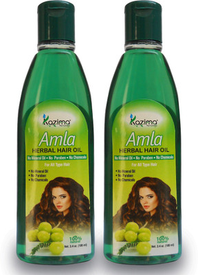 

KAZIMA Amla Herbal Hair Oil (Pack of 2) Ideal For Hair Fall Repair & Hair Fall control (100ML) Hair Oil(100 ml)