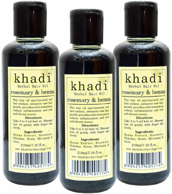 

Vagad's Khadi rosemary & henaa Hair Oil(630)