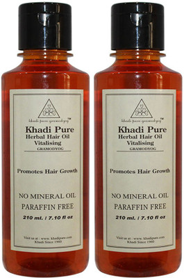 

Khadi Pure Herbal Vitalising Hair Oil(420 ml)