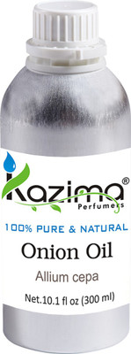 

KAZIMA Onion Essential Oil (300ML) Pure Natural For Skin care & Hair treatment Hair Oil(300 ml)