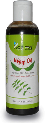 

KAZIMA Neem Carrier Oil (100ML) Pure Natural For Skin care & Hair treatment Hair Oil(100 ml)