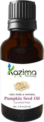 

KAZIMA Pumpkin Seed Carrier Oil (15ml) Pure Natural For Skin care & Hair treatment Hair Oil(15 ml)