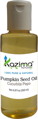 

KAZIMA Pumpkin Seed Cold Pressed Carrier Oil (200ML) Pure Natural For Skin care & Hair treatment Hair Oil(200 ml)