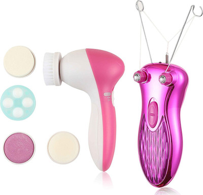 

Baidi 5 in 1 Threading Epilator with Facial Cleanser Beauty Strips(240 g)