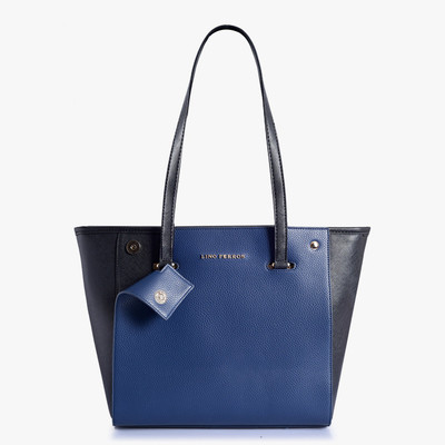 

Lino Perros Shoulder Bag(Blue, Black), Black;blue