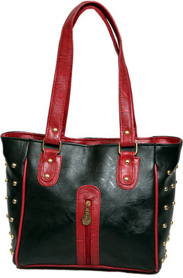 

Reet Hand-held Bag(Black, Red)