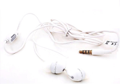 

Bluei Dhamaka High Quality MP3 Wired Headphone(White, In the Ear)