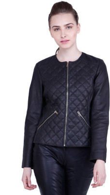 Justanned Full Sleeve Solid Women Jacket