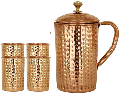 TALUKA T-HJBT-HG4P Jug Glass Set(Copper)