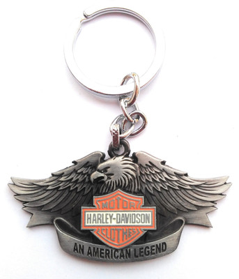 

HatsOff Harley Davidson American Legend Key chain Royal Bike eagle Metal key ring Key Chain