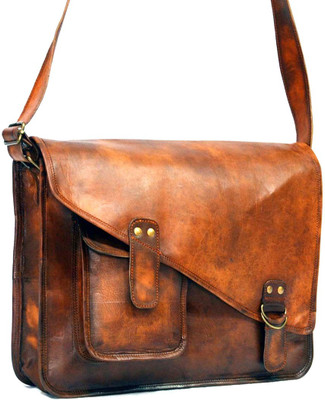 

Thw Artist's Creation 14 inch Laptop Messenger Bag(Brown)