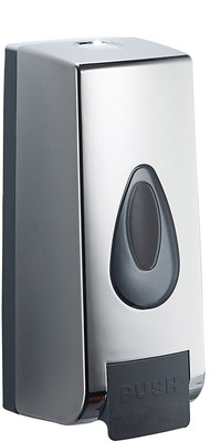 

Inovera Soap Shampoo Sanitizer Liquid Dispenser 600ml Chrome 600 ml Soap, Shampoo Dispenser(Grey)