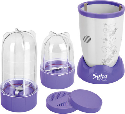 

Spice Maxx Power Bullet 400 W Juicer Mixer Grinder(Violet, 2 Jars)