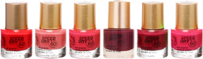 

Aroma Care Matte Nail Polish Orange-Nude-Peach-Brown-Brown-Peach(Pack of 6)