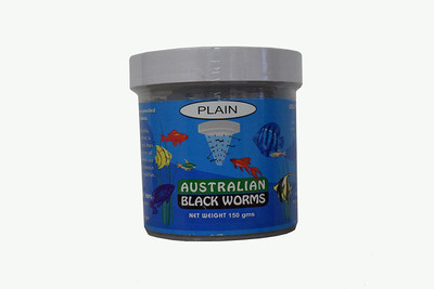 

Australian Black Worms plain 150g 150 g Dry Fish Food