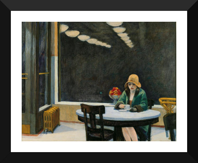 

Automat by Edward Hopper - "Top 10 Edward Hopper Paintings" Collection - Modern Art - Premium Quality Framed Poster Paper Print(17 inch X 12 inch)