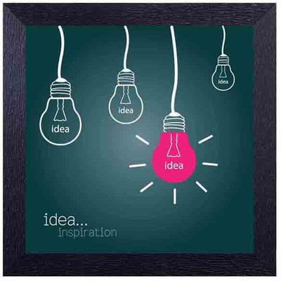 

idea inspiration Photographic Paper(14 inch X 14 inch, Framed)