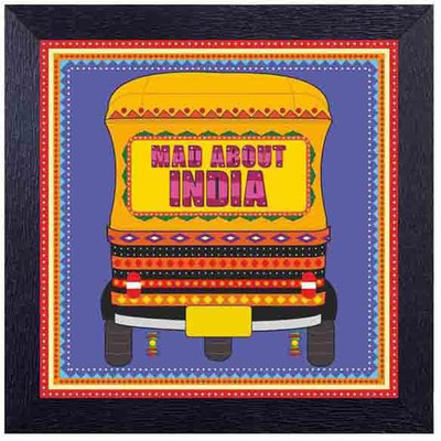 

mad about India Photographic Paper(14 inch X 14 inch, Framed)