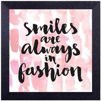 

smiles are always in fashion Photographic Paper(14 inch X 14 inch, Framed)