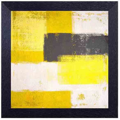 

yelloow , white & blue Photographic Paper(14 inch X 14 inch, Framed)