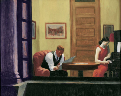 

Room in New York by Edward Hopper - "Top 10 Edward Hopper Paintings" Collection - Modern Art - Premium Quality Poster Paper Print(17 inch X 12 inch)