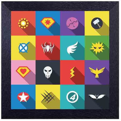 

logos Photographic Paper(14 inch X 14 inch, Framed)
