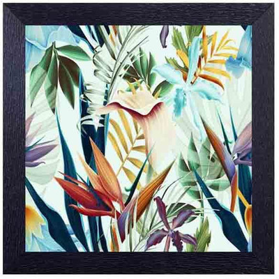 

floral pattern Photographic Paper(14 inch X 14 inch, Framed)