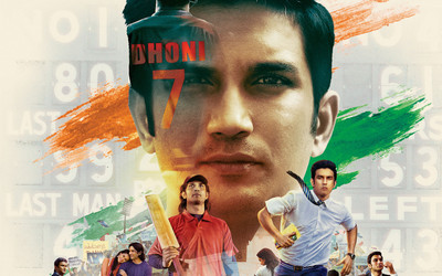 

KumkumArts MS Dhoni Poster 12 x 18 Inch HD Quality Material Gloss Paper. Paper Print(18 inch X 12 inch, Rolled)