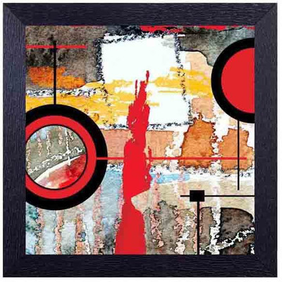 

modern art ovals Photographic Paper(14 inch X 14 inch, Framed)
