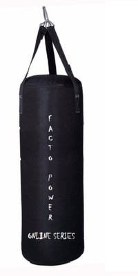 

FACTO POWER ONLINE SERIES ,4.0 FEET LONG, CNVS MATERIAL, BLACK COLOR, UNFILLED WITH HANGING STRAPS Hanging Bag(4.0, 48 kg)