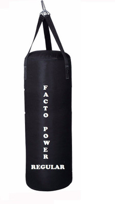 

FACTO POWER Regular 1.5 Feet Long, SRF - ECONOMIC Material, Black Color, Unfilled with Hanging Straps Hanging Bag(1.5, 18 kg)
