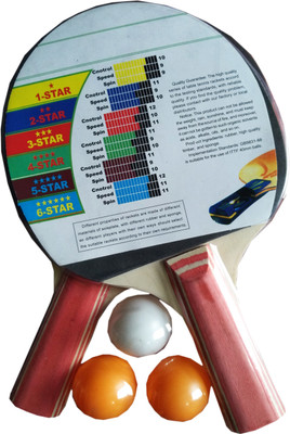 

Port F1-Star Multicolor Table Tennis Racquet(G4, 0.295 g)
